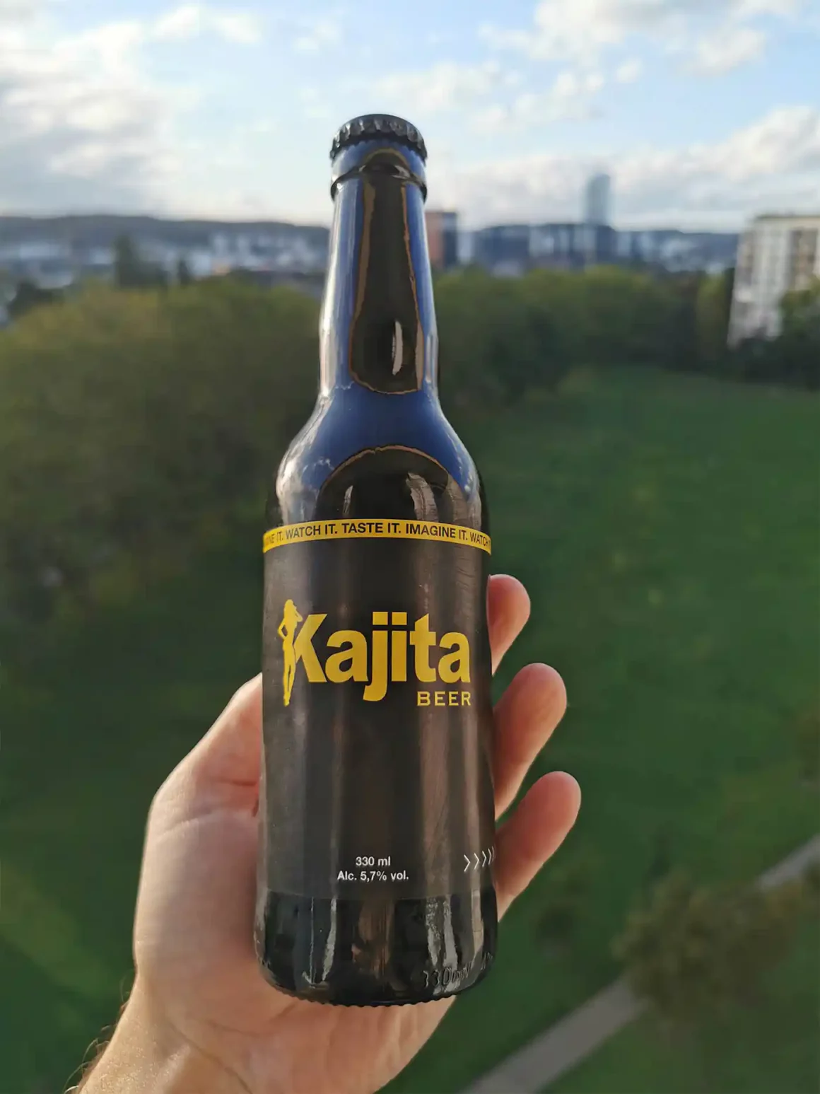 Kajita beer - butelka i etykieta
