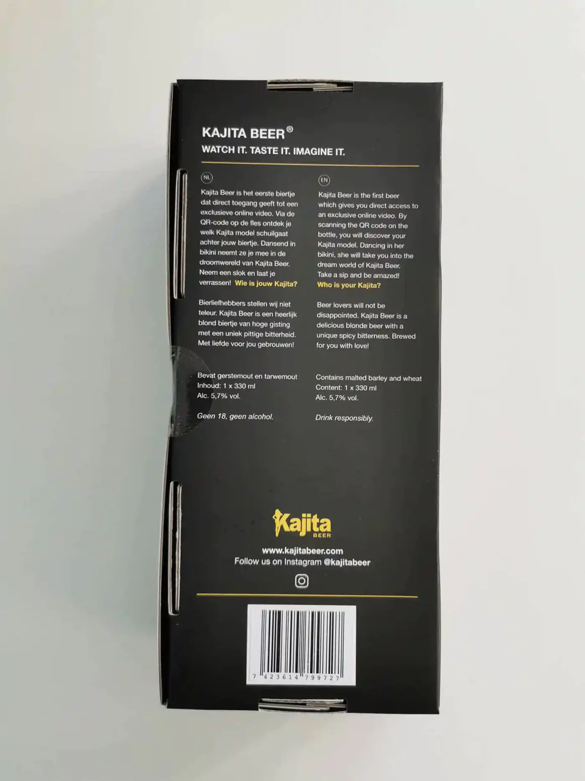 Kajita beer - tył opakowania
