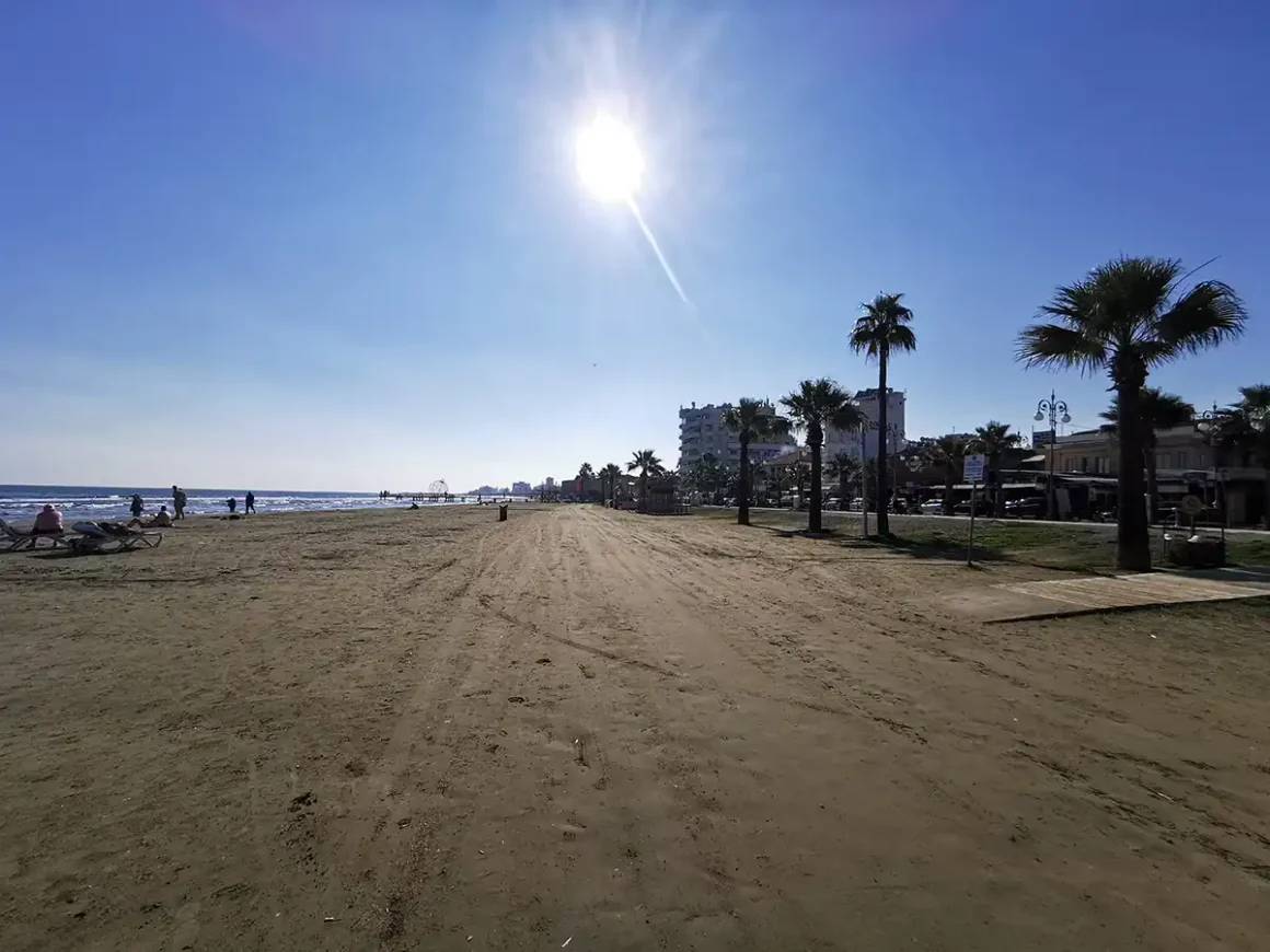 Plaża w Larnace