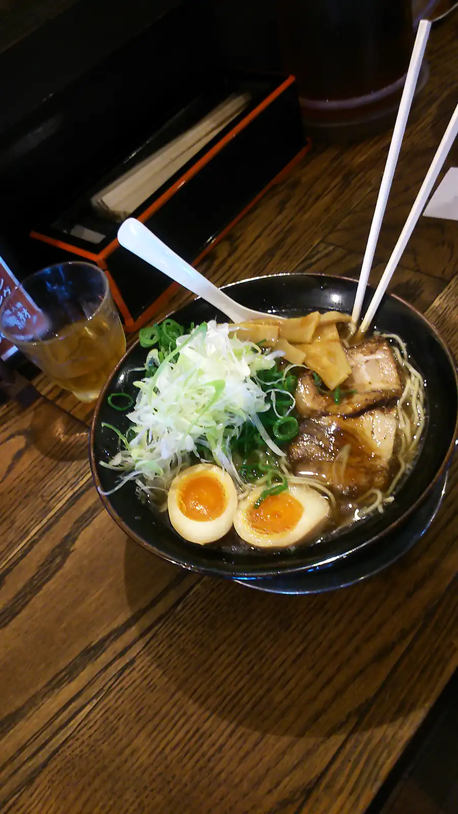 Ramen w restauracji w Kioto