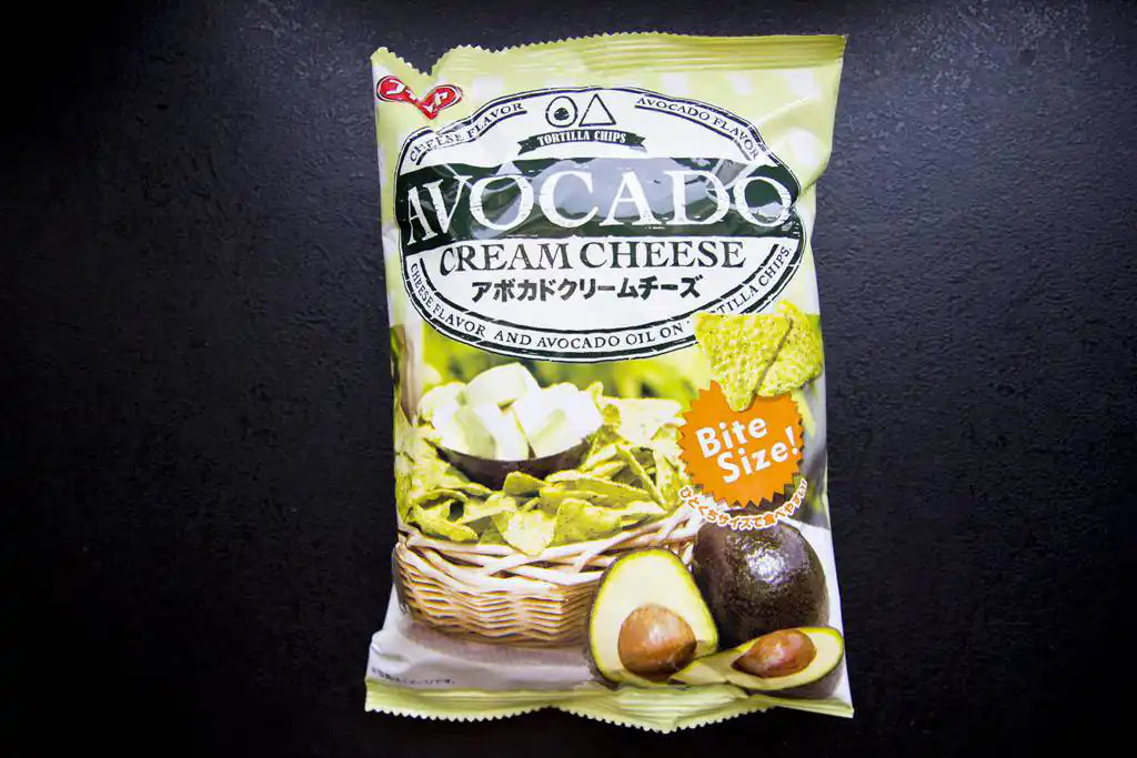 Zakupy w Japonii - chipsy o smaku avocado