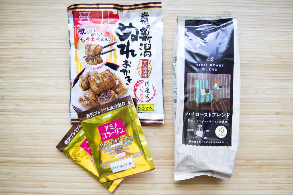 Zakupy w Japonii - kawa, przekąski i kolagen