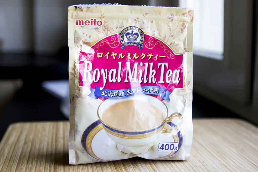 Zakupy w Japonii - mleczna herbata instant milktea