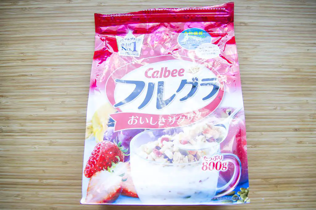 Zakupy w Japonii - płatki musli